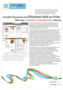 Variable Dokumente und Effizientes Web-to-Print