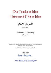 Die Familie im Islam