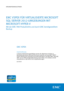 emc vspex für virtualisierte microsoft sql server 2012