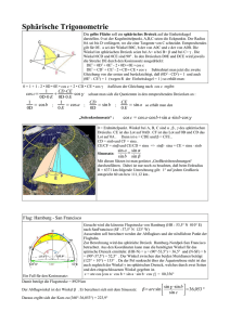 Sphärische Trigonometrie