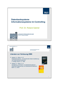 DB - Wirtschaftsinformatik