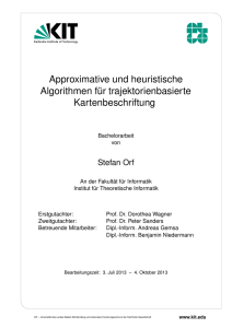 Approximative und heuristische Algorithmen für - ITI Wagner