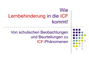 (ICF) mit Prof. Karl