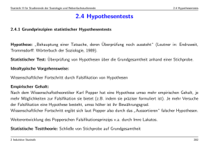 2.4 Hypothesentests