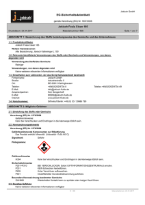 Sicherheitsdatenblatt