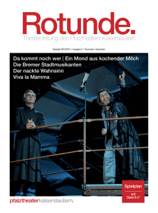 Rotunde November - Dezember 2013 - Pfalztheater