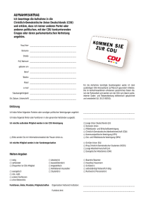 Mitgliedsantrag hier herunterladen - CDU Bernkastel