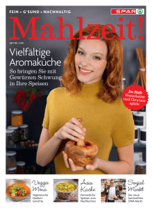 SPAR Mahlzeit! Ausgabe 01/2013