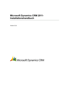 CRM2011IG_Installing - Marketing Software im Unternehmen