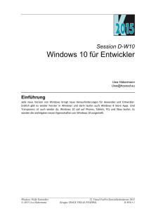 Windows 10 für Entwickler - Habermann Consulting EOOD