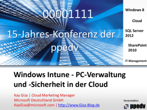 Windows Intune - PC-Verwaltung und -Sicherheit in der