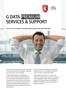 Premium Service und Support