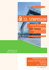 55. SympoSium - Deutsche Vereinigung für Sportwissenschaft