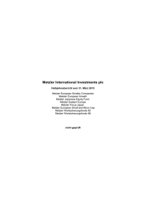 Metzler International Investments plc