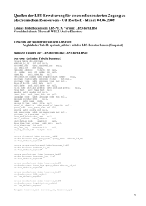 Quellen der LBS-Erweiterung für einen rollenbasierten Zugang zu