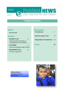 Pharma-News Nr 117 - Oktober 2014