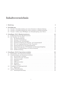 Inhaltsverzeichnis - Physikalisches Institut Heidelberg