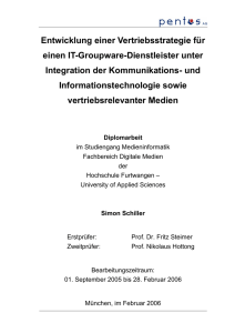 Thesis-Download  - Fakultät Digitale Medien