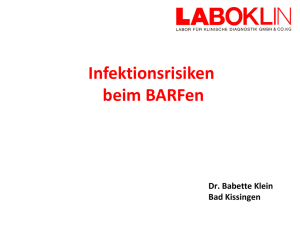Infektionsrisiken beim BARFen