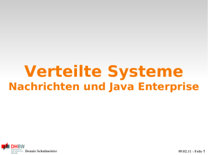 Nachrichten und Java Enterprise