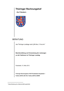 Beratung des Landtags nach § 88 Abs. 2