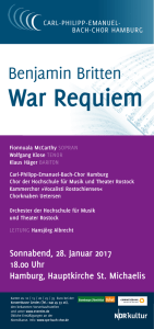 War Requiem - Carl-Philipp-Emanuel-Bach