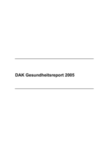 DAK Gesundheitsreport 2005