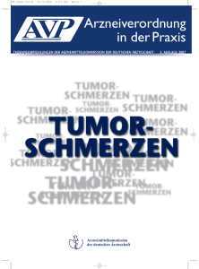 Empfehlungen zur Therapie von Tumorschmerzen (3. Auflage 2007)