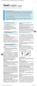 Packungsbeilage Tropfen