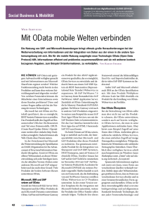 Mit OData mobile Welten verbinden