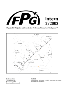 FPGintern 2/2002 - Förderkreis Planetarium Göttingen