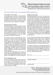 Patienten-Aufklärung Gastroskopie PDF - gastroenterologen
