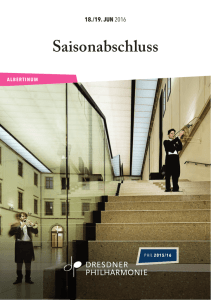 Saisonabschluss - Dresdner Philharmonie