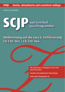 Vorbereitung auf die Java 6-Zertifizierung: CX-310-065 - mitp