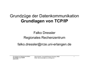 Grundlagen von TCP/IP