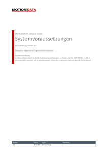 Systemvoraussetzungen