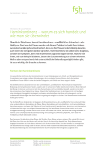 Harninkontinenz – worum es sich handelt und wie man sie überwindet