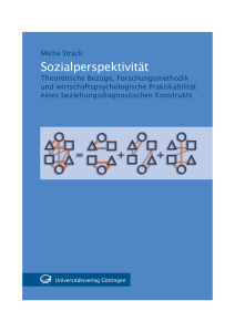 Sozialperspektivität : theoretische Bezüge, Forschungsmethodik und