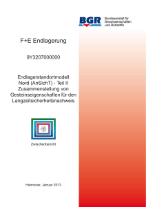 AnSichT Endlagerstandortmodell Nord - Teil II - BGR