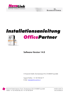 Installationsanleitung 14.0