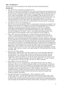 AIDS - ein M&auml;rchen