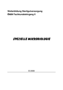 spezielle mikrobiologie