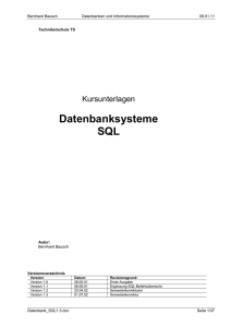 SQL Lehrgang