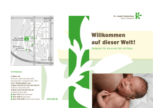 Willkommen auf dieser Welt! - St. Joseph Krankenhaus Berlin