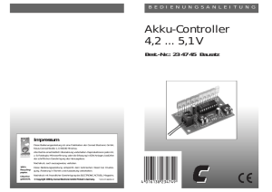 Akku-Controller 4,2 5,1V
