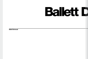 Ballett Dortmund - FEY und PARTNER