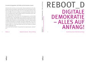 DIGITALE DEMOKRATIE – ALLES AUF ANFANG!