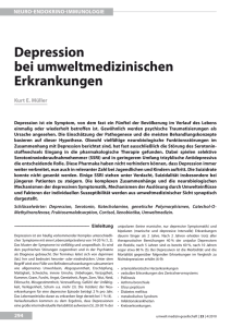 depression bei umweltmedizinischen erkrankungen