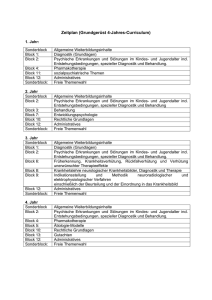 4-Jahres-Curriculum - karriere