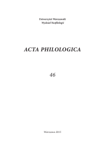 ACTA PHILOLOGICA 46